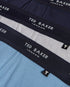 ERIKK-Underwear-Elevate your everyday essentials with our ERIKK trunk trio. Crafted from comfortable cotton stretch fabric, this pack offers style and comfort in assorted colors. Three pack of trunks Cotton stretch Assorted colors Elastic waistband Embroidered branding Comes in branded box- Ted Baker Romania